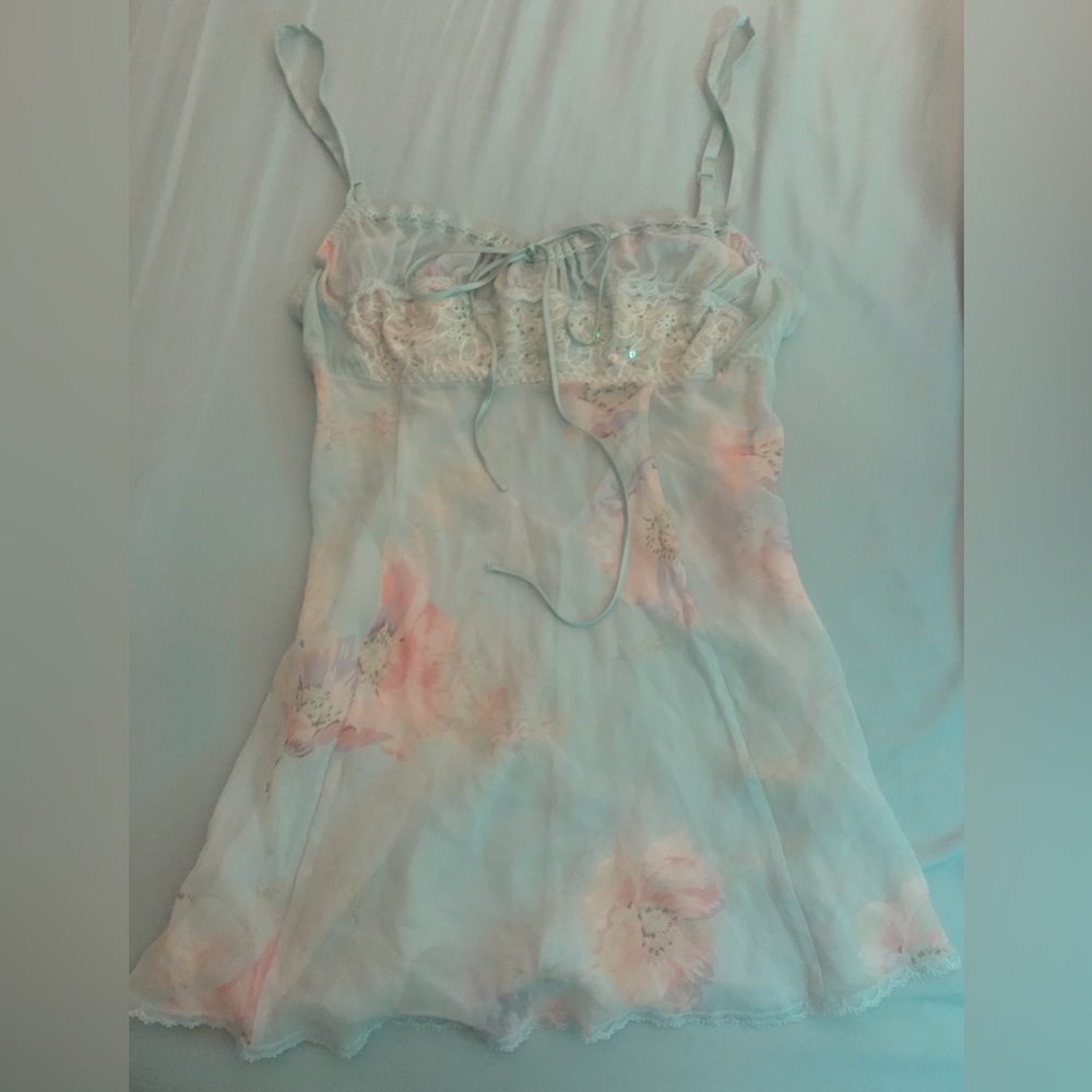 victoria’s secret milkmaid babydoll vintage slip